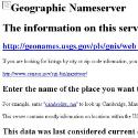 Geographic Nameserver