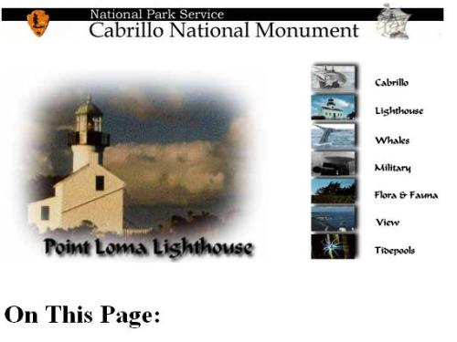 http://www.nps.gov/archive/cabr/lighthouse.html