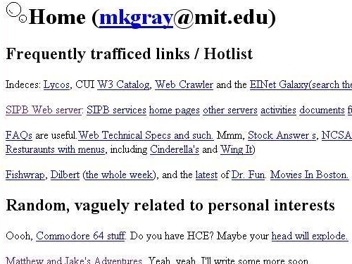 http://www.mit.edu:8001/people/mkgray/index.0.html