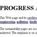 Sustainability of Human Progress