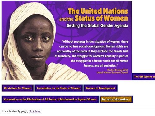 http://www.un.org/Conferences/Women/PubInfo/Status/Home.htm