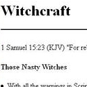 Witchcraft