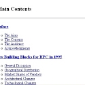 Top500 Main Contents 1995