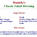Daniela’s Recipe