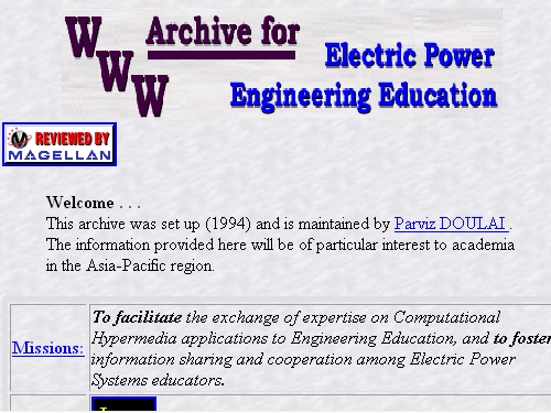 http://www.uow.edu.au/pwrsysed/homepage.html