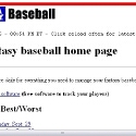Fantasy baseball home page