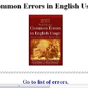Common Errors in English Usage