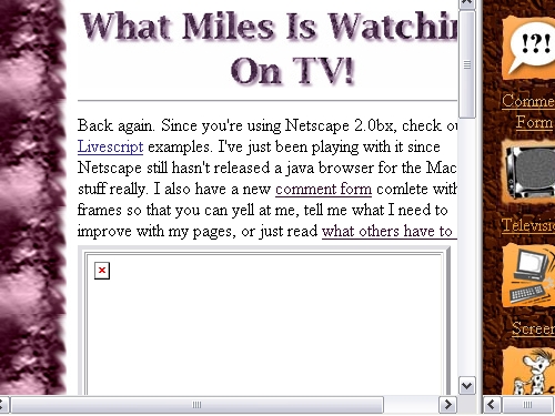 http://www.csua.berkeley.edu/~milesm/ontv.html