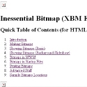Inessential Bitmap