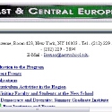 East & Central Europe Program