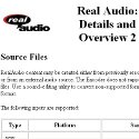 Real Audio Quickly