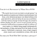Cyberspace Communications
