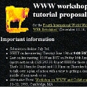 WWW workshop and tutorial proposal