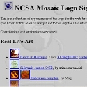 NCSA Mosaic Logo Sightings