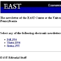 EAST Newsletter