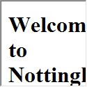 Welcome to Nottingham